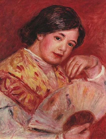 Pierre-Auguste Renoir Junges Madchen mit Facher